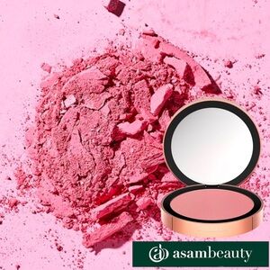 M Asam MAGIC FINISH Make-Up Satin Blush Peachy Rose (0.38 oz ) w/ hypotonic acid